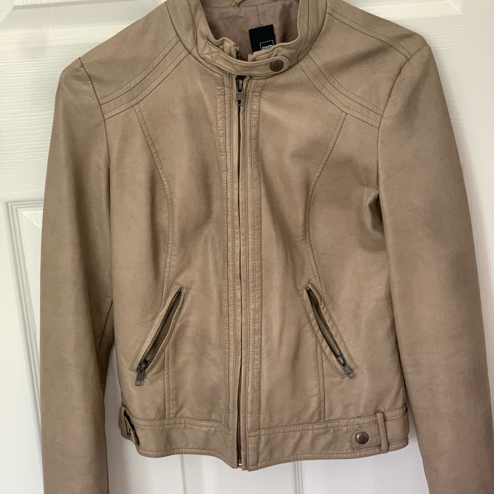 European leather jacket